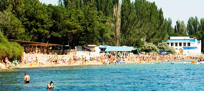 Пляж Динамо в Феодосии
